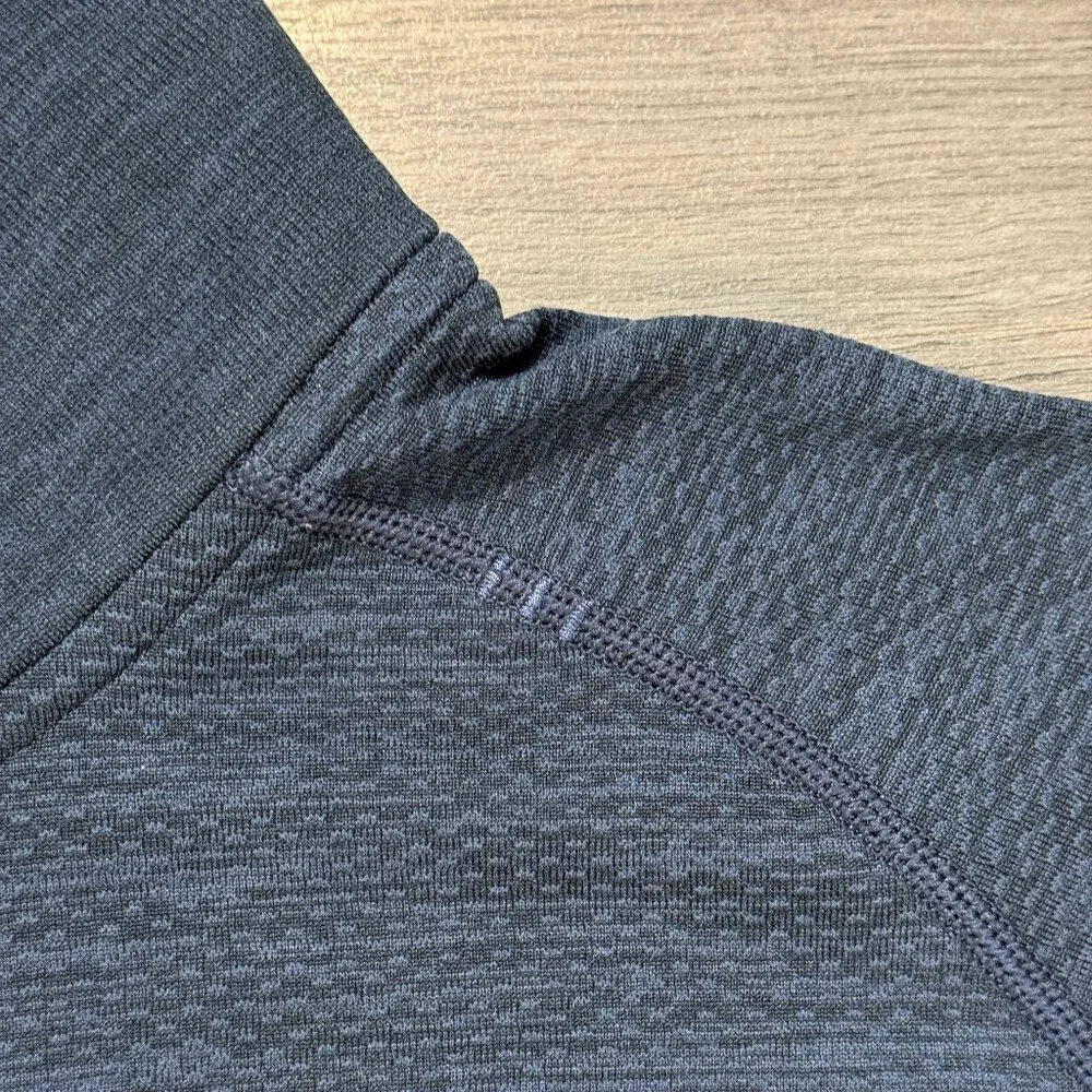 Lululemon Men's Metal Vent Tech 1/2 Zip - Navy - Picture 4 of 8